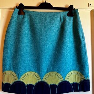 Boden Teal and Dark Blue Fabric